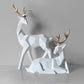 Creative lucky deer ornaments - Light luxury enamel sika deer decorations creative living room home TV cabinet wine cabinet decorations - acacuss