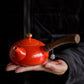 Ceramic kyusu teapot with wooden Side handle I Japanese Ceramic Teapot - ACACUSS