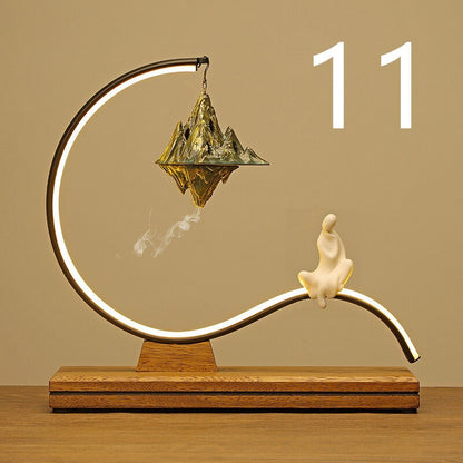 Incense Holder for cones Buddha Decoration Ceramic Burner Handmade