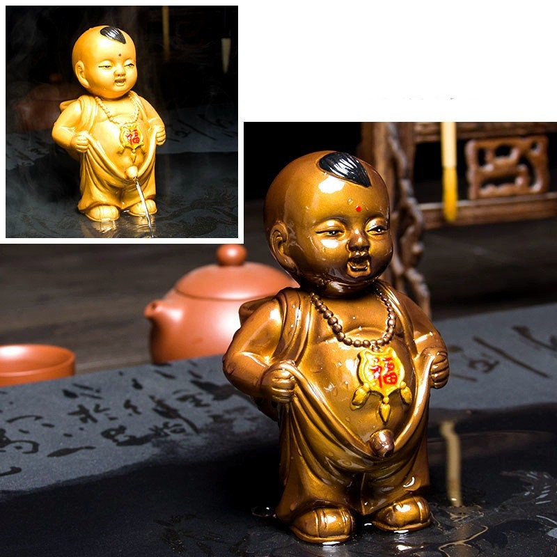 Tea Pet Villain Urinating Child Can Raise Color Changing Ornaments