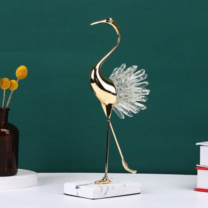 Фламинго украшен роскошным домашним декором и офисным столом декор украшения животных домашние аксессуары