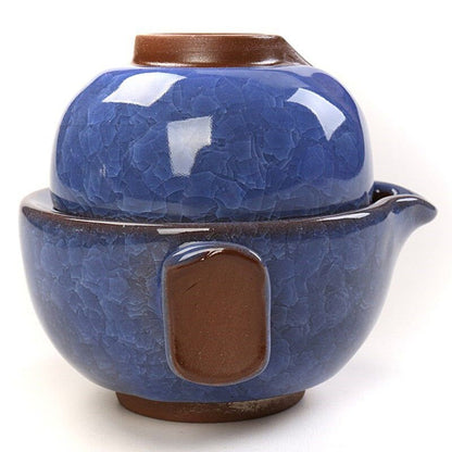 Vintage Ceramic Teapots Tea Cup Gajwan - Ceramiczny zestaw Gajwan Kuai Ke Zestaw herbaty