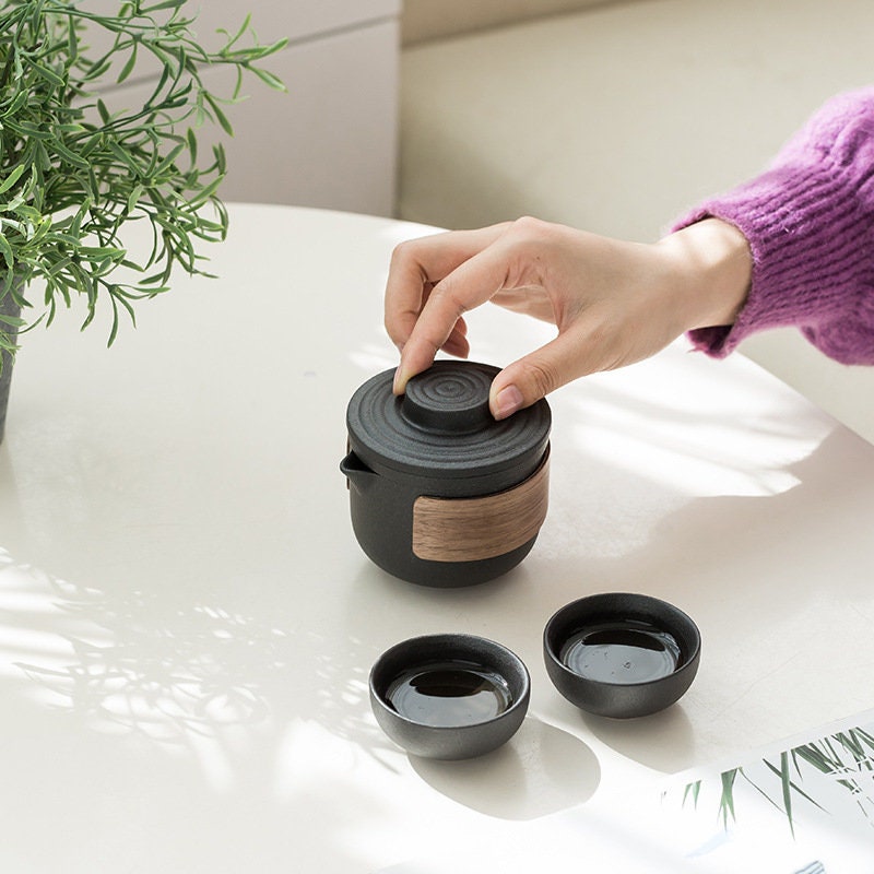 Japanese Travel Ceramic Tea Cup - acacuss