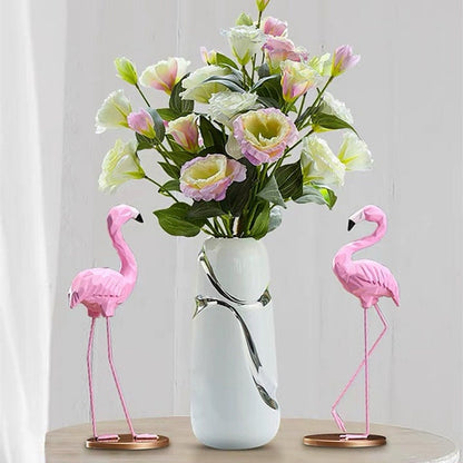 Moderne minimalistiske dekorative ornamenter stue blomsterarrangement
