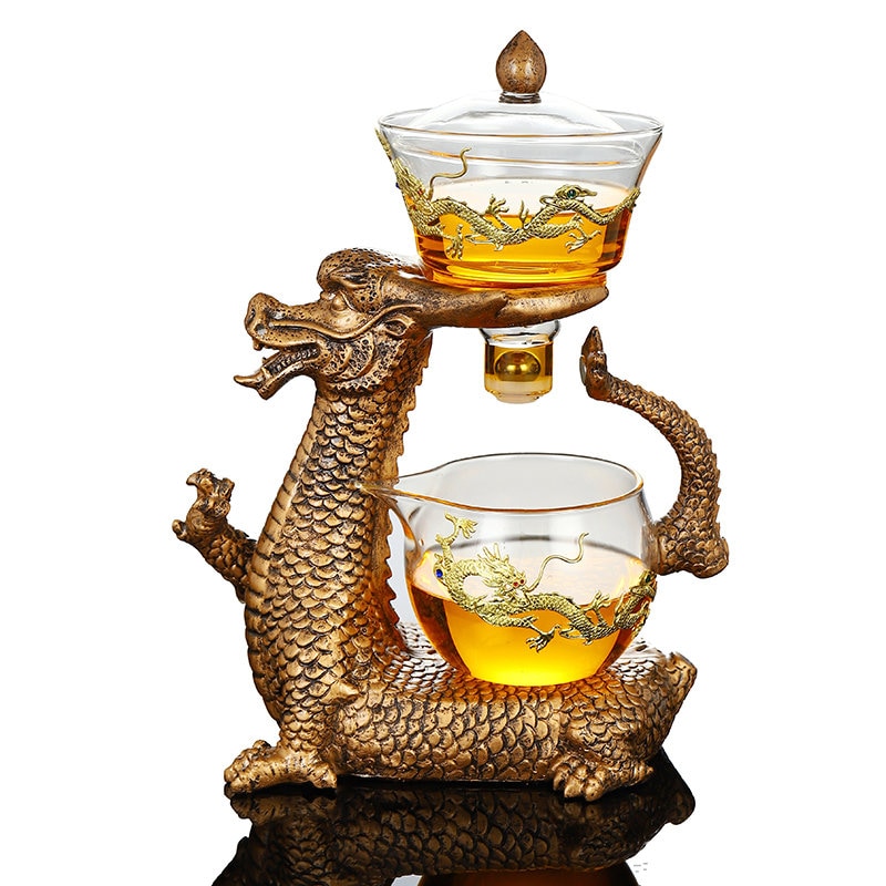Восточный набор чайного кастрюля дракона