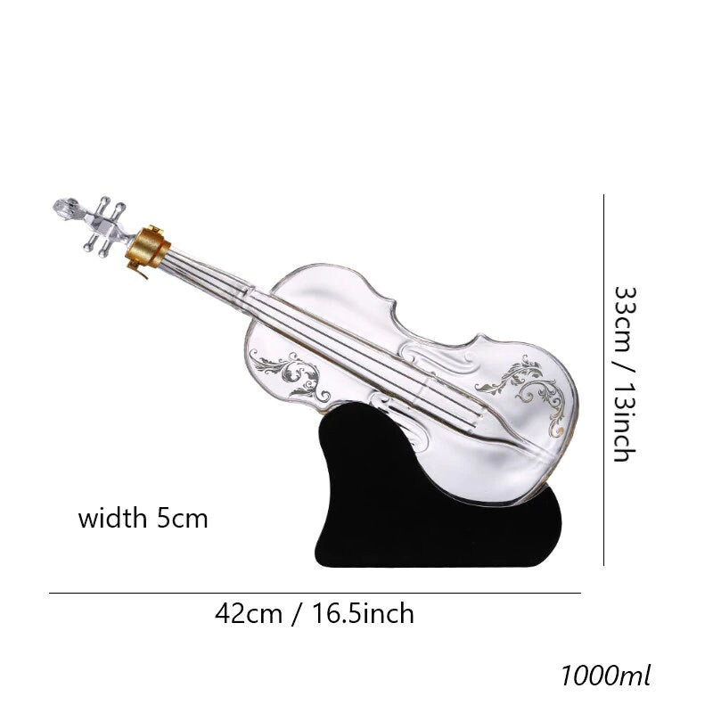 바이올린 위스키 스카치 디캔터는 위스키 선물 빈티지 송풍기에 가장 적합합니다.