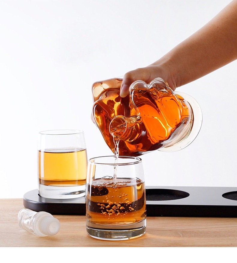 Fuck Off Whiskey Scotch Decanter Set Terbaik Untuk Wiski Hadiah Whiskey Vintage Pot Diamond Wine Stopper Glass Decanter Bottle - Wain Decanter