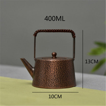 Bouilloire à thé en cuivre antique