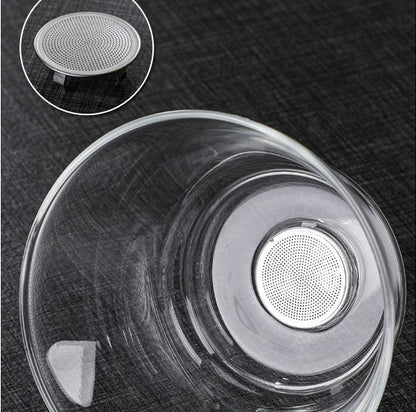 Bule de sapo conjunto de vidro exclusivo em estilo chinês