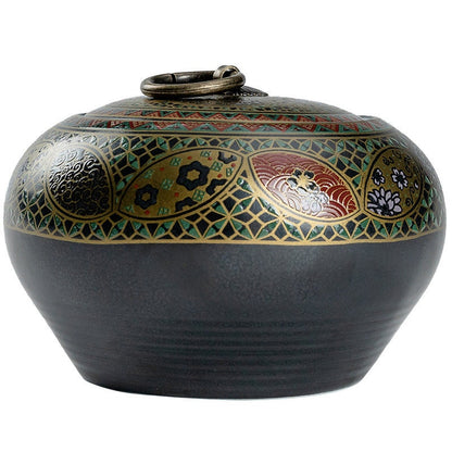 Ceramic sellado para el té de almacenamiento para el hogar retro sencillo de 1000 ml de té Caddy Pot