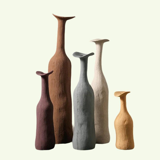 Handgjorda keramiska vaser