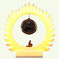 Meditation Buddha light Creative Backflow Incense Burner Ornaments - acacuss