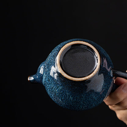ערכת תה יחיד בעבודת יד עם סיר יחיד