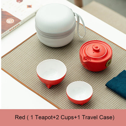 Roztomilý hrnek milovníky koček dárkový hrnek keramická konvice s 2 šálky - roztomilý kočičí cestovní čaj - přenosný gaiwan pohár