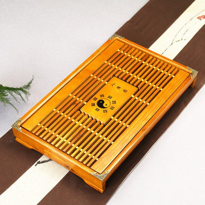 אחסון מי ניקוז מגש תה - שולחן לוח התה של קונג פו