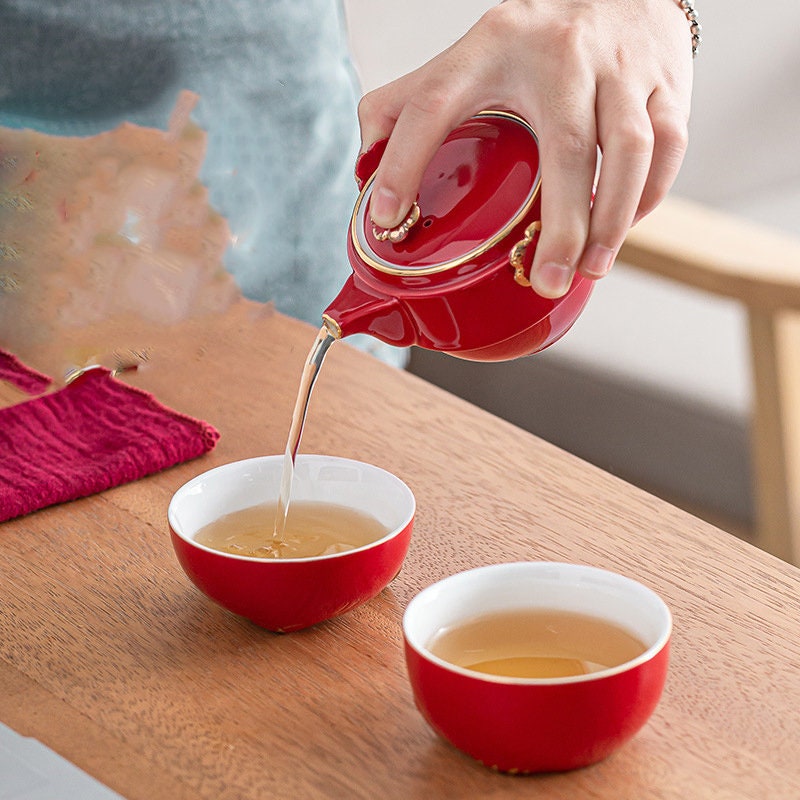 Ceramic Lucky Cat Kuai Ke Cup - tazza da tè in porcellana con filtro per filtro e tazza da caffè da tè portatile per fareletta da viaggio in ufficio