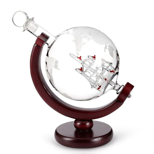 Globe Whisky Scotch Decanter Juego mejor para Whisky Gift Vintage Blower Wine Bot Pot