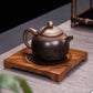 Walnut Teapot Mat Household Pot Holder Coaster Tea Mat - Wooden Tea Tray Pot Holder - ACACUSS