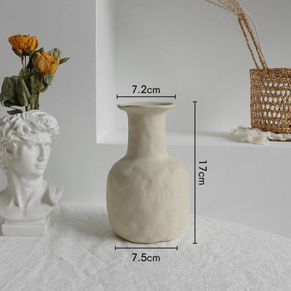 Conjunto de vasos de cerâmica