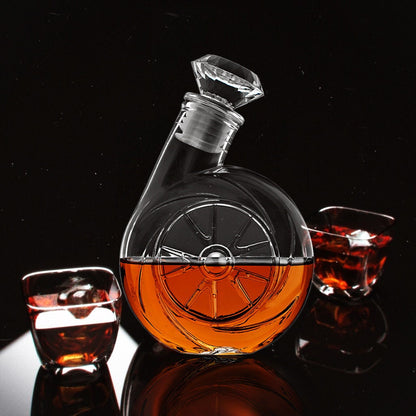 Turbo whisky Scotch Decanter Set Best til whisky gave vintage blæser vinpotte