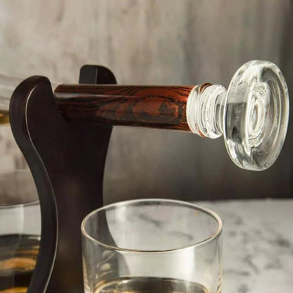 Baseball Whiskey Scotch Decanter Set Best for whiskey gift Vintage Blower Wine Pot Diamond Wine Stopper Glass Decanter Bottle