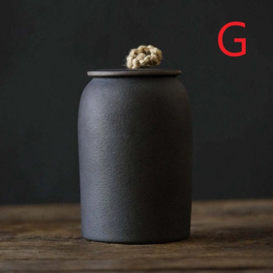 Cookie Penyimpanan Vintage Dapur & Jar Gula | Pot Airtight Keramik Gong Fu