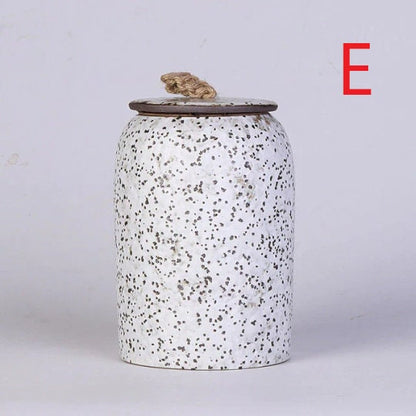 Kitchen Vintage Storage Cookie & Sugar Jar | Pot Airtight Pot Gong Fu