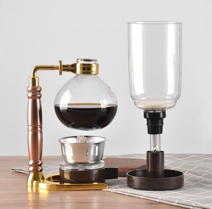 SIPHON COFFEE Maker Set vintage coffee Maker coffee bar decor ART - Coffee Machine Siphonic Distillation Coffee Pot Make Coffee Suit Drip - ACACUSS