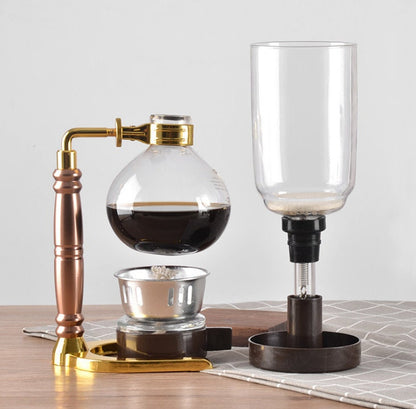Siphon Coffee Maker mengatur vintage