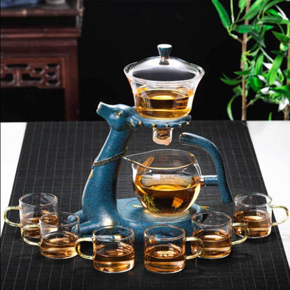 Acacuss Loose Leaf Tea Infuser til urtete Bedste te elsker gave | Hjort te infuser økologisk te gaveæske med te sil