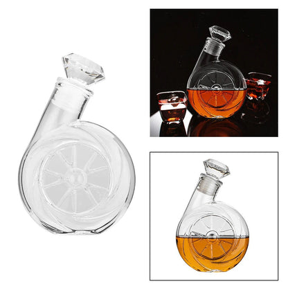 Turbo Whiskey Scotch Decanter Set Best for whiskey gift Vintage Blower Wine Pot