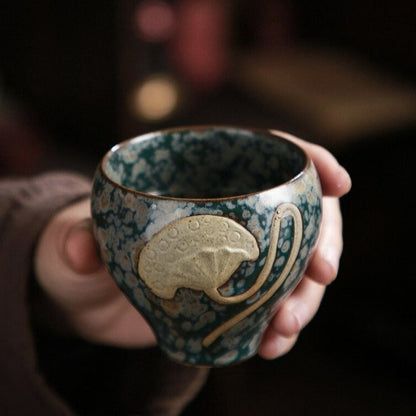 Эспрессо японские чайные чашки керамика кунг -фу чайные чашки из 5 чашек