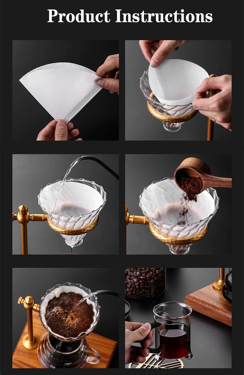 Pour Over Coffee Dripper, die beste Kaffeemaschine für Kaffeegeschenke. Probieren Sie die einzigartige Kaffeemaschine für den besten Kaffeetisch aus