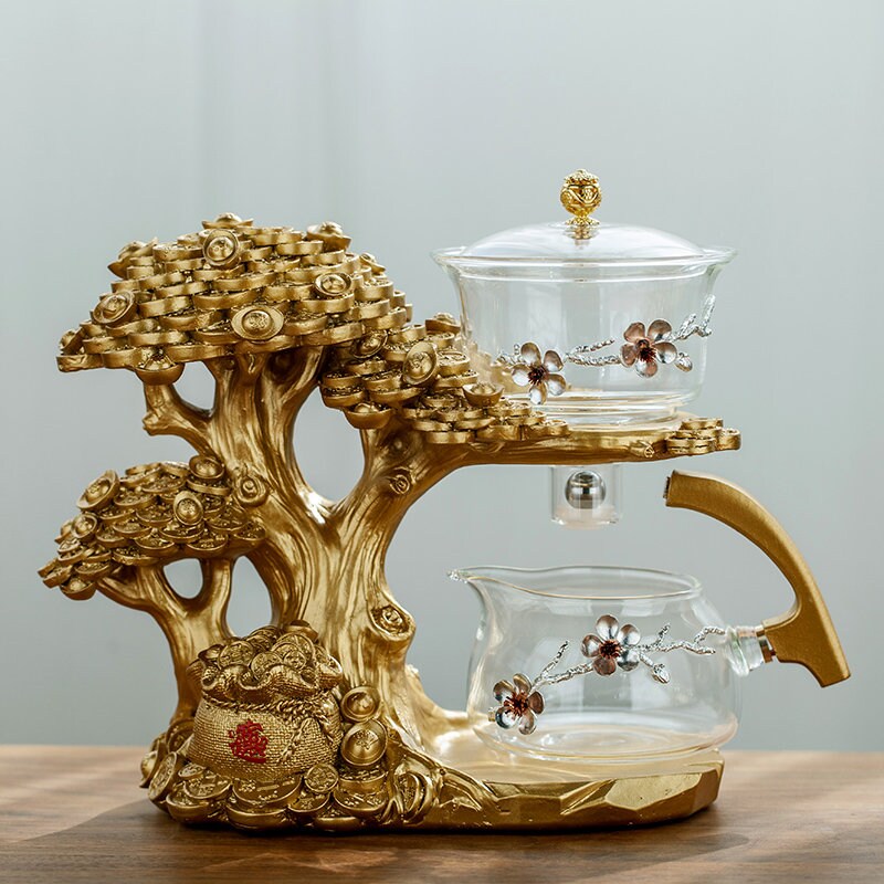 Mıknatıs Çayı Seti + Tütsü Tutucu Gevşek Yaprak Çay Infuser | Manyetik Ağaç Çay Enfüzörü