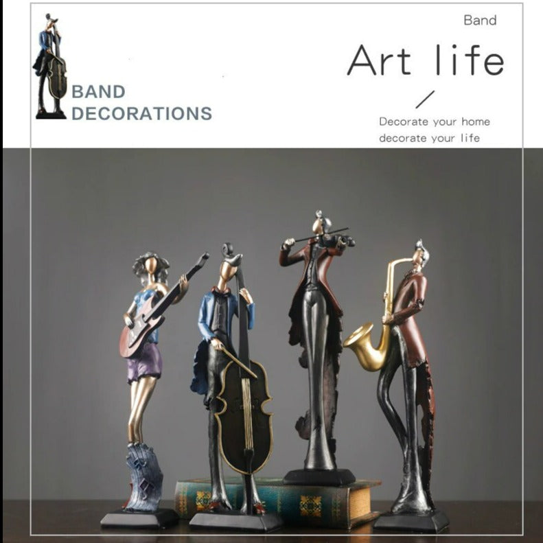 Dekorasi rak buku dekorasi musik model seni model patung kreatif ruang tamu dekorasi kabinet ornamen figurine