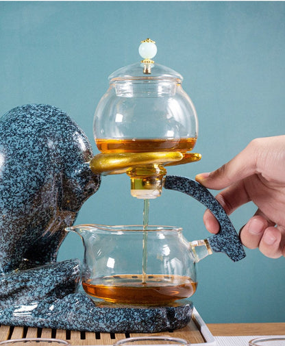 Caja de regalo de té orgánico con filtro de té de té de té alcista con filtro de té