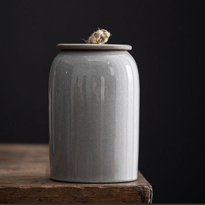 Ceramic Tea & Coffee Container Cans Canister | Retro -steengoed