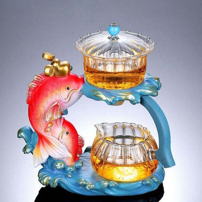 Tea set for Adults Fish tea infuser Organic Tea Gift Box with tea strainer