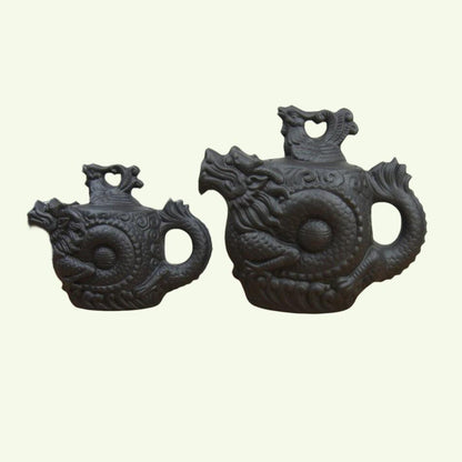 Dragon Tea Pot Yixing Purple Clay TEAPOT TEA SET KIINA