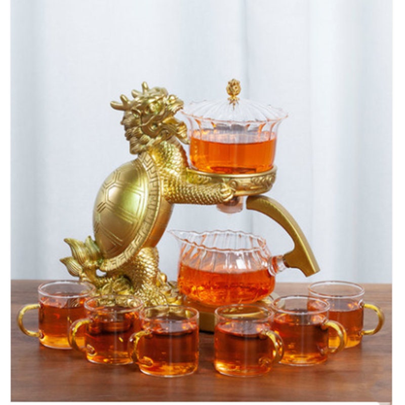 Dragon Dinosaur Teapot med Magnet Loose Leaf Tea Infuser
