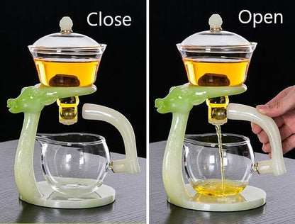 צבי חידוש קומקום ייחודי עם סט תה