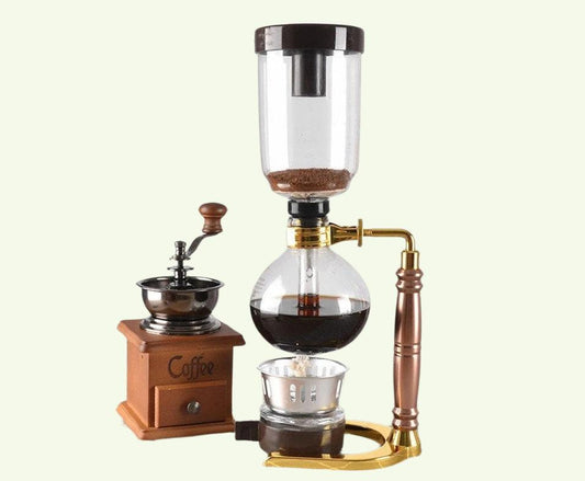 Siphon Coffee Moder ustawił vintage
