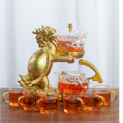 Dragon Dinosaur Teapot med magnet løs blad te infuser
