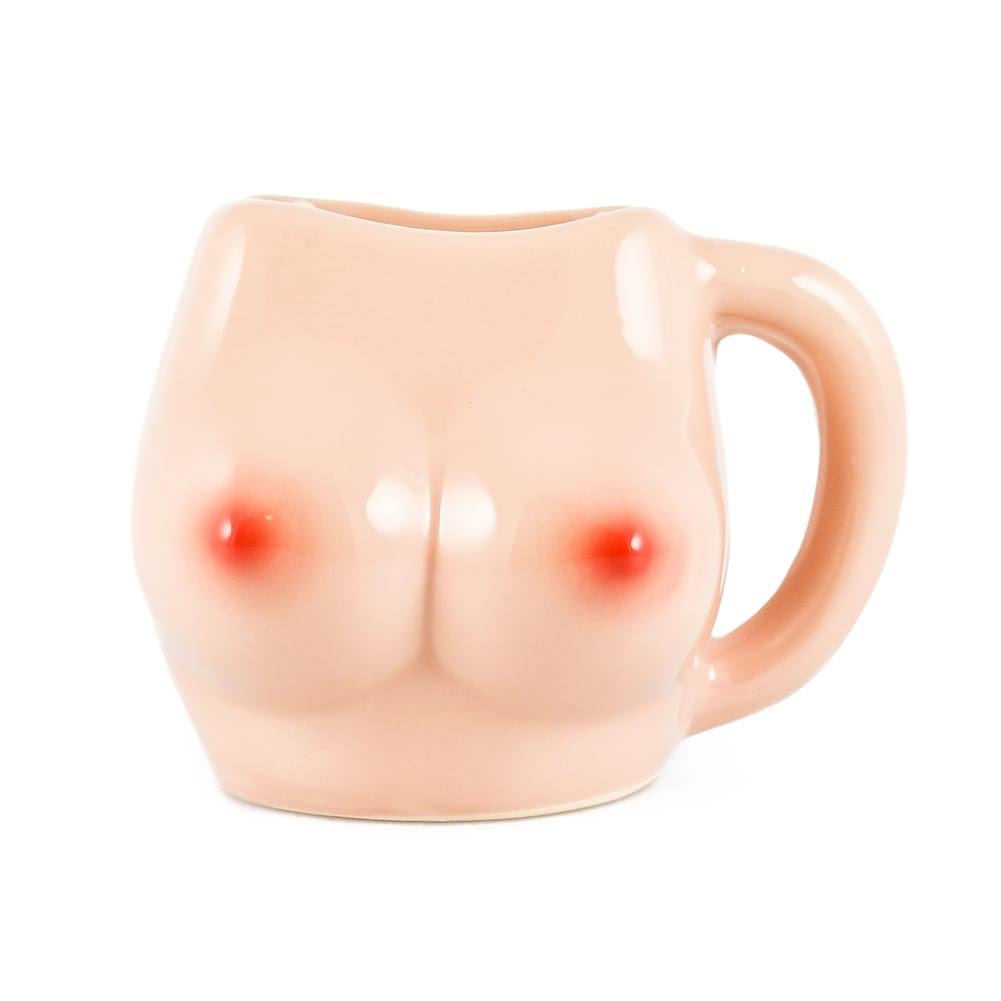 Mug payudara - mug kopi berbentuk payudara keramik