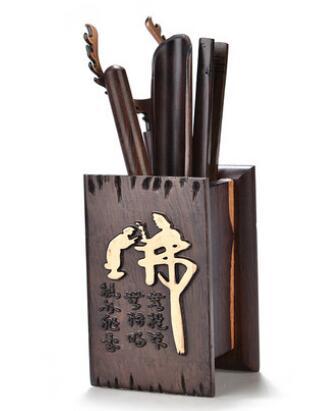6pcs/set手作りの茶道道具セット竹