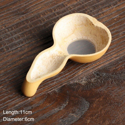 Filero de té japonés de bambú hecho a mano