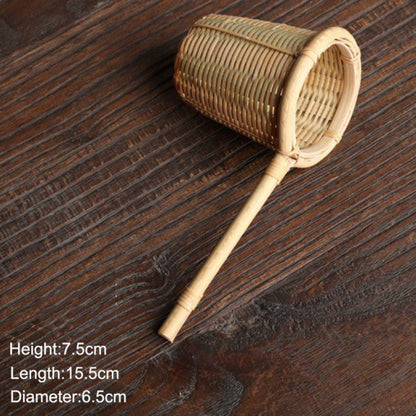Håndlaget bambus japansk te -sil
